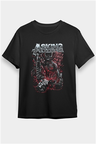 Asking Alexandria Siyah Unisex Tişört T-Shirt - TişörtFabrikası