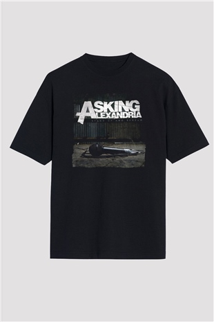 Asking Alexandria Siyah Oversize Tişört Oversize T-shirt - TişörtFabrikası