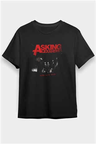 Asking Alexandria Siyah Unisex Tişört T-Shirt - TişörtFabrikası