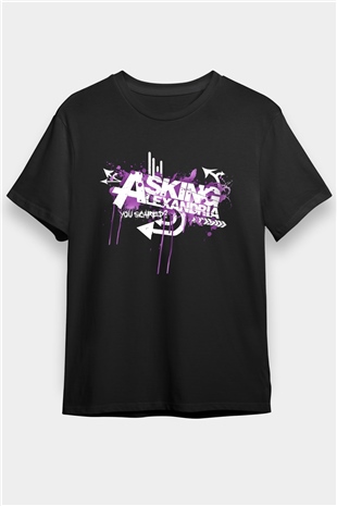 Asking Alexandria Siyah Unisex Tişört T-Shirt - TişörtFabrikası