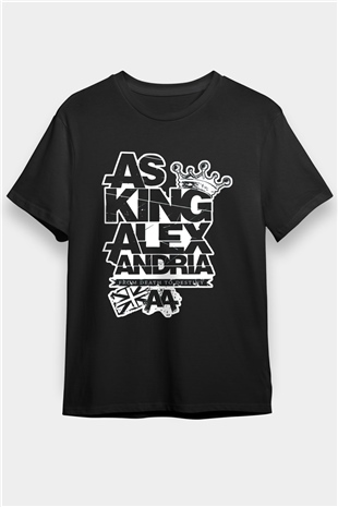Asking Alexandria Siyah Unisex Tişört T-Shirt - TişörtFabrikası