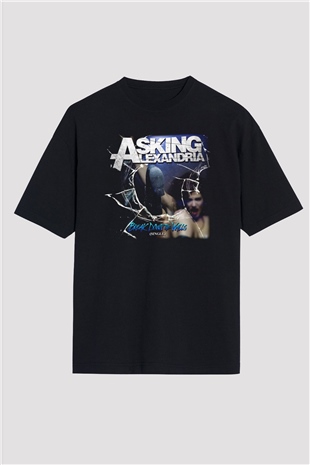Asking Alexandria Siyah Oversize Tişört Oversize T-shirt - TişörtFabrikası
