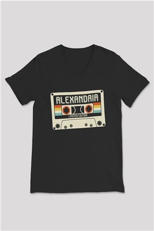 Asking Alexandria Siyah Unisex V Yaka Tişört