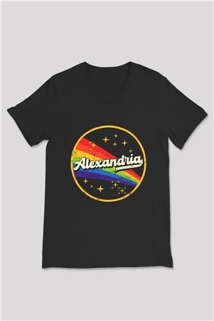 Asking Alexandria Siyah Unisex V Yaka Tişört