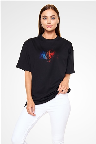 Aslan Siyah Oversize Tişört Oversize T-shirt - TişörtFabrikası