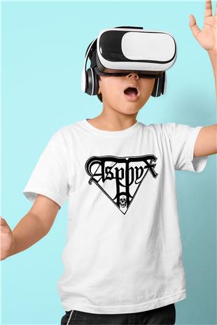 Asphyx Baskılı Beyaz Unisex Beyaz Çocuk Tişört - Tshirt