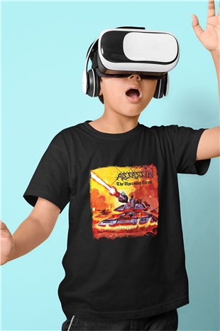 Assassin Baskılı Unisex Siyah Çocuk Tişört