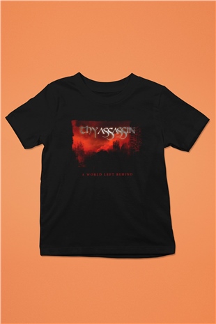 Assassin Siyah Unisex Çocuk Tişört