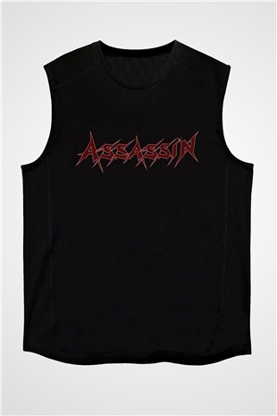 Assassin Siyah Unisex Kolsuz Tişört