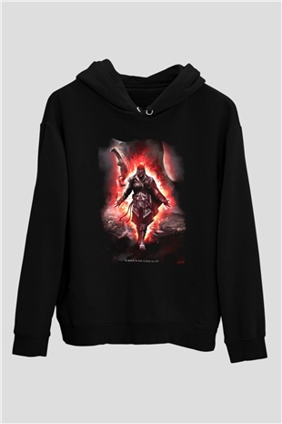 Assassins Creed Siyah Unisex Hoodie