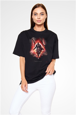 Assassins Creed Siyah Oversize Tişört Oversize T-shirt