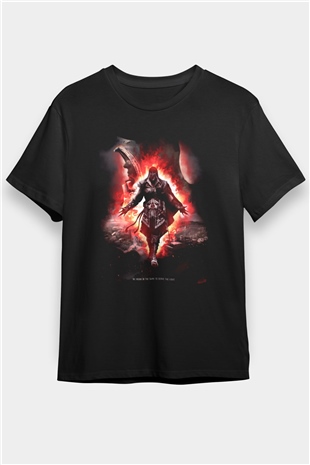 Assassins Creed Siyah Unisex Tişört T-Shirt