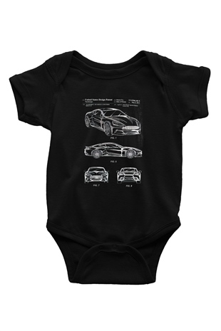 Aston Martin Siyah Bebek Body - Zıbın