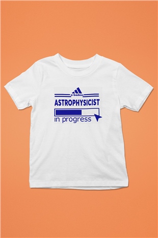 Astrofizikçi Beyaz Unisex Çocuk Tişört