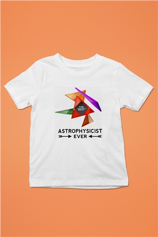 Astrofizikçi Beyaz Unisex Çocuk Tişört