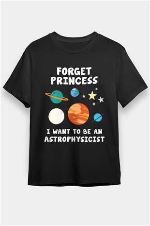 Astrofizikçi Siyah Unisex Tişört T-Shirt - TişörtFabrikası