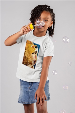Astrolog Baskılı Beyaz Unisex Çocuk Tişört