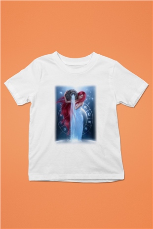 Astrolog Baskılı Beyaz Unisex Çocuk Tişört