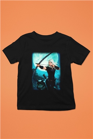 Astrolog Baskılı Siyah Unisex Çocuk Tişört