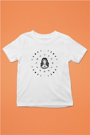 Astrolog Beyaz Unisex Çocuk Tişört