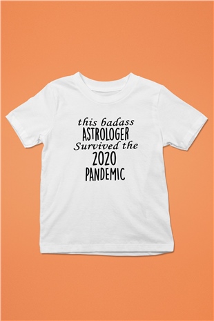 Astrolog Beyaz Unisex Çocuk Tişört