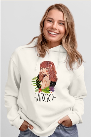 Astrolog Beyaz Unisex Hoodie