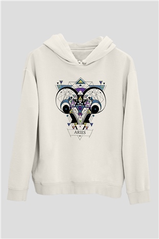 Astrolog Beyaz Unisex Hoodie