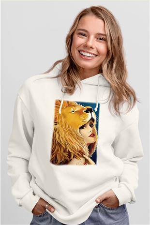 Astrolog Beyaz Unisex Hoodie