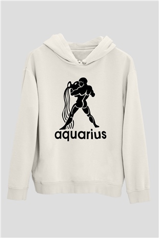 Astrolog Beyaz Unisex Hoodie