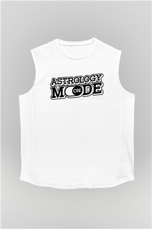 Astrolog Beyaz Unisex Kolsuz Tişört