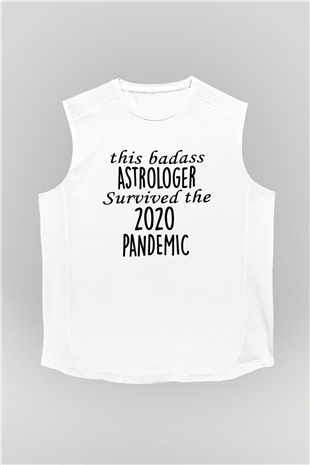 Astrolog Beyaz Unisex Kolsuz Tişört