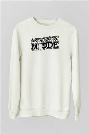 Astrolog Beyaz Unisex Sweatshirt