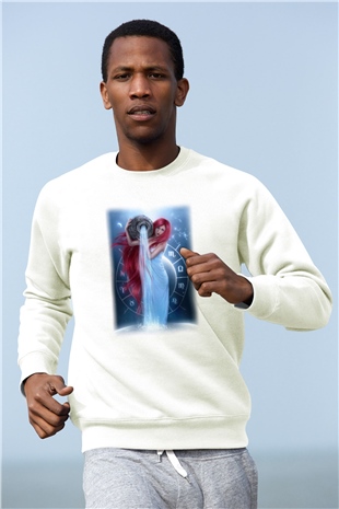 Astrolog Beyaz Unisex Sweatshirt