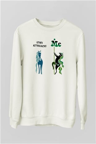 Astrolog Beyaz Unisex Sweatshirt