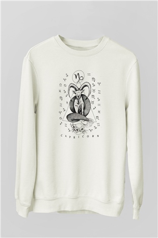 Astrolog Beyaz Unisex Sweatshirt
