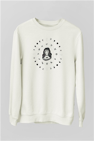 Astrolog Beyaz Unisex Sweatshirt