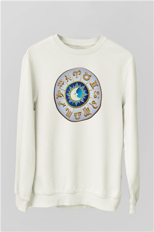 Astrolog Beyaz Unisex Sweatshirt