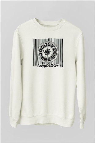 Astrolog Beyaz Unisex Sweatshirt