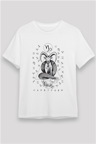 Astrolog Beyaz Unisex Tişört T-Shirt - TişörtFabrikası