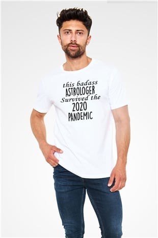 Astrolog Beyaz Unisex Tişört T-Shirt - TişörtFabrikası