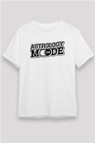 Astrolog Beyaz Unisex Tişört T-Shirt - TişörtFabrikası
