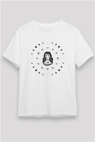 Astrolog Beyaz Unisex Tişört T-Shirt - TişörtFabrikası
