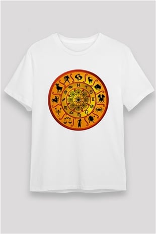 Astrolog Beyaz Unisex Tişört T-Shirt - TişörtFabrikası