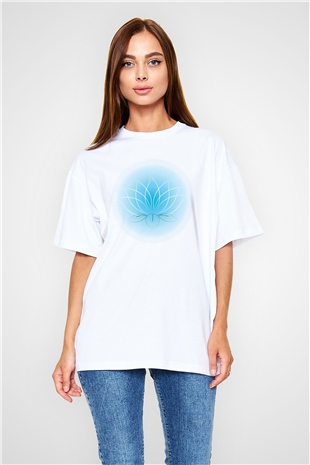 Astrolog Beyaz Oversize Tişört Oversize T-shirt - TişörtFabrikası