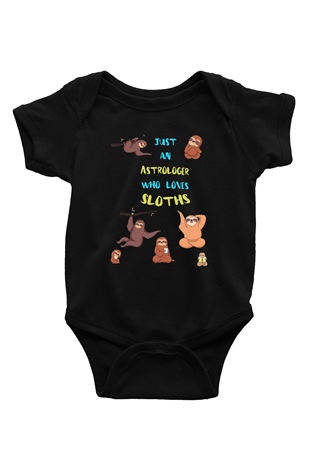 Astrolog Siyah Bebek Body - Zıbın