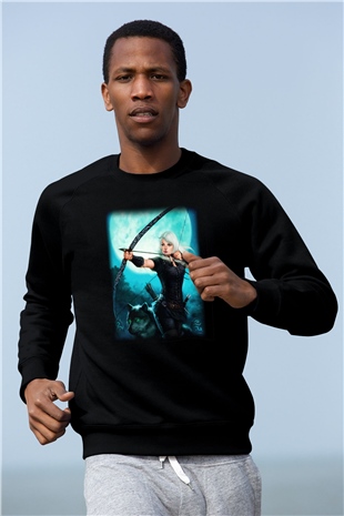 Astrolog Siyah Unisex Sweatshirt