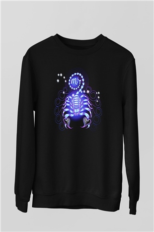 Astrolog Siyah Unisex Sweatshirt