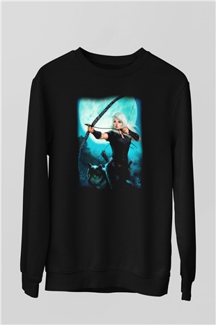 Astrolog Siyah Unisex Sweatshirt
