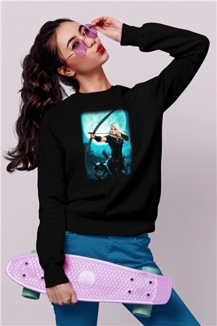 Astrolog Siyah Unisex Sweatshirt