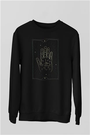 Astrolog Siyah Unisex Sweatshirt
